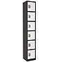 AdirOffice 72" 6-Tier Black and White Storage Locker (ADI629-206-B-W)~#|#~B96180F4-3DA8-48F8-A8CFCC52BB32E48F_sc7