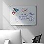 TRU RED™ Magnetic Tempered Glass Dry Erase Board, White, 4' x 3' (TR61196)~#|#~B964C0DC-59CF-4BFB-9B458CAC01A1C8BA_sc7