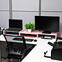 Mind Reader Adjustable Dual Monitor Stand, Up to 44 lbs., Pink (MDFMOND-PNK)~#|#~B9673BB8-D156-4A7F-982DD77CFD7B2CA9_sc7
