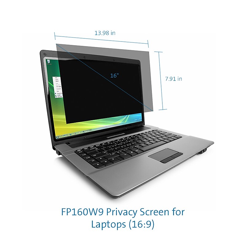 Kensington Anti-Glare Reversible Privacy Screen for 16" Widescreen Laptop, 16:9 (K52125WW) image 1
