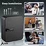 AdirOffice 30-Key Cabinet with Combination Lock and Key Tags, Black (682-30-BLK-689-PKG)~#|#~B96A9677-4327-4051-B3ACD2448F8A2BB5_sc7