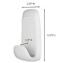 Command Jumbo Hook, 7.5 lb., White (17088Q-ES)~#|#~B96E17EF-0094-45CF-A91ED67F16D08077_sc7