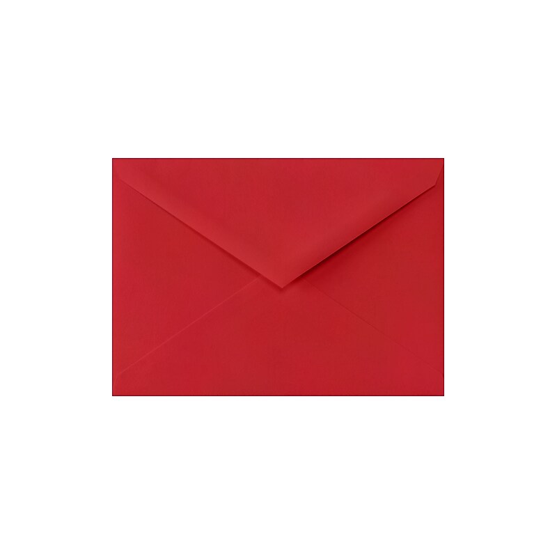 LUX 5 1/2 BAR Envelopes (4 3/8 x 5 3/4) 50/Box, Ruby Red (LUX512BAR1850) image 1