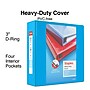Staples Heavy Duty 3" 3-Ring View Binder, D-Ring, Light Blue (ST56288-CC)~#|#~B97310AB-411A-41AF-82BAFD76DC240B44_sc7