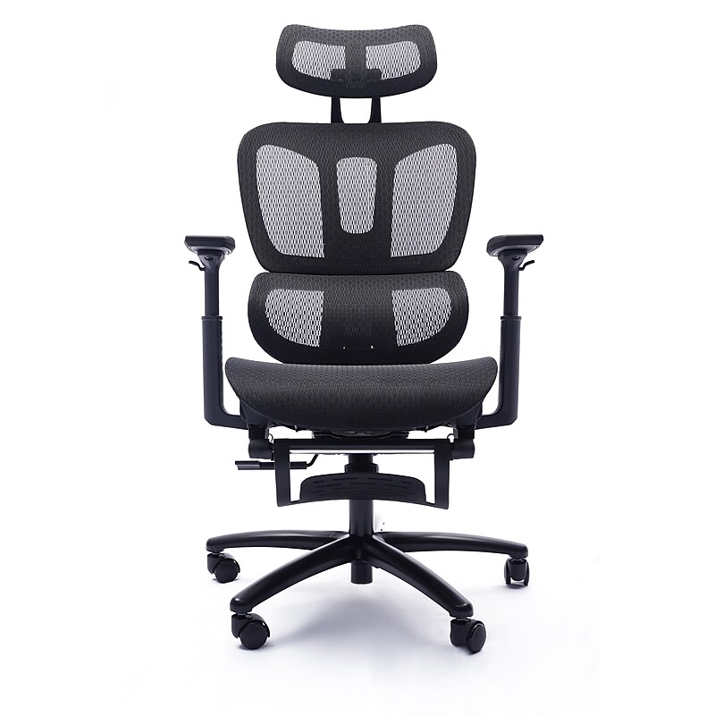 Sealy Astra Ergonomic Mesh Swivel Executive Chair, Black image 1