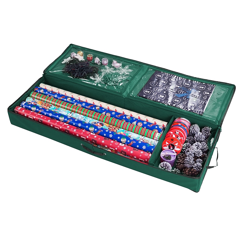 Elf Stor Wrapping Paper Storage Organizer, Green (83-DT5528) image 1