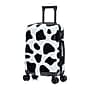 InUSA Prints 20" Hardside Suitcase, 4-Wheeled Spinner, TSA Checkpoint Friendly, Cow Animal Print (IUAPC00S-COW)~#|#~B97BB0BA-072C-4E8A-B15137832CBE636E_sc7