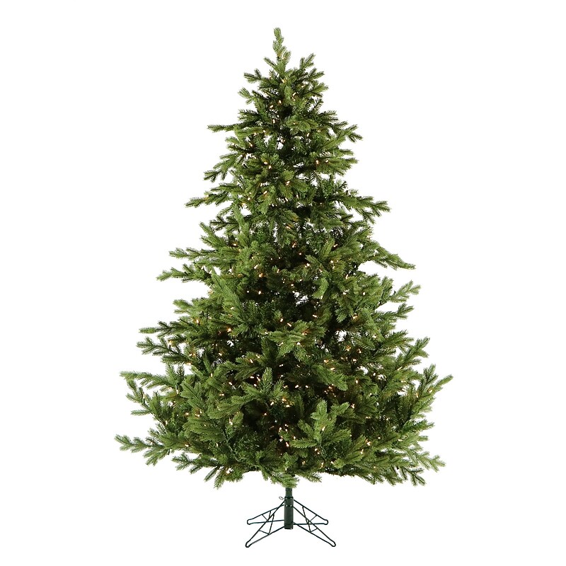 Fraser Hill Farm 9-Ft. Foxtail Pine Pre-Lit Artificial Christmas Tree, 1250 Lights (FFFX090-5GR) image 1