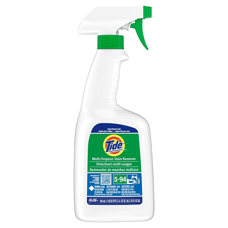 P&G ProLine Tide Professional Laundry Stain Remover Spray, 32 fl oz, 9/Carton (PGC48147) image 1