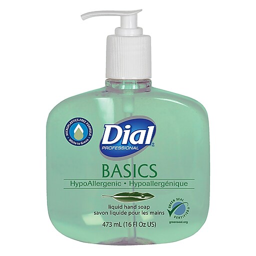 Dial Basics Liquid Hand Soap, 12/Carton (33815) Staples