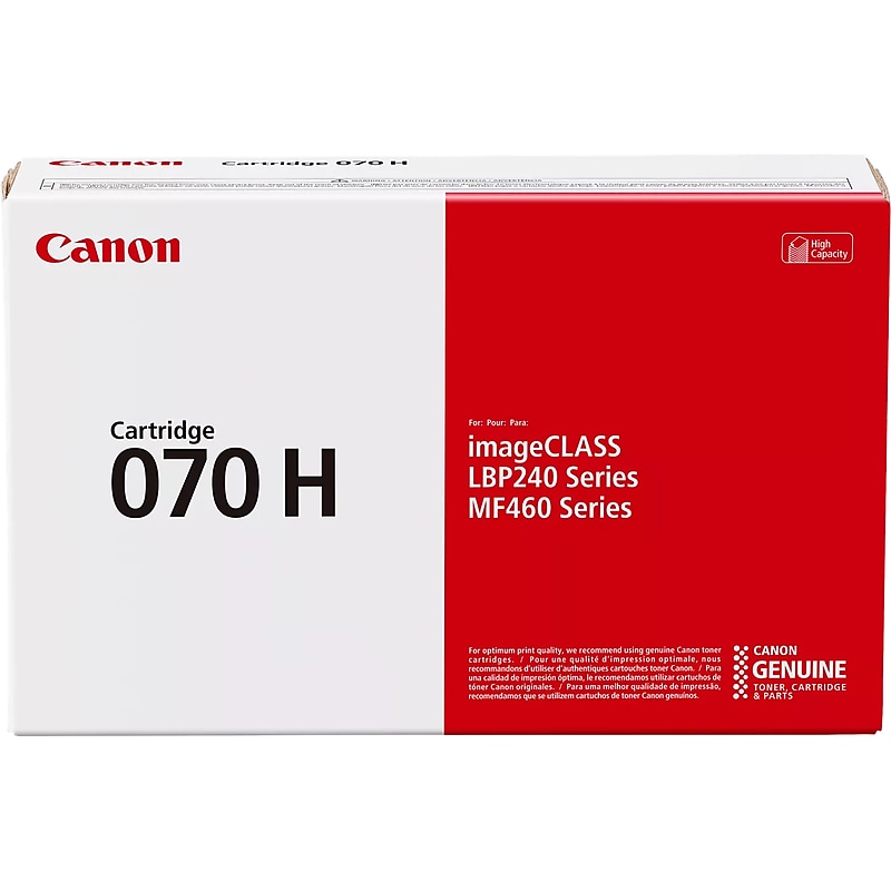 Canon 070H Black High Yield Toner Cartridge (5640C001) image 1