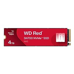 WD Red SN700 4TB M.2 2280 PCIe Gen3 x4 Internal Solid State Drive