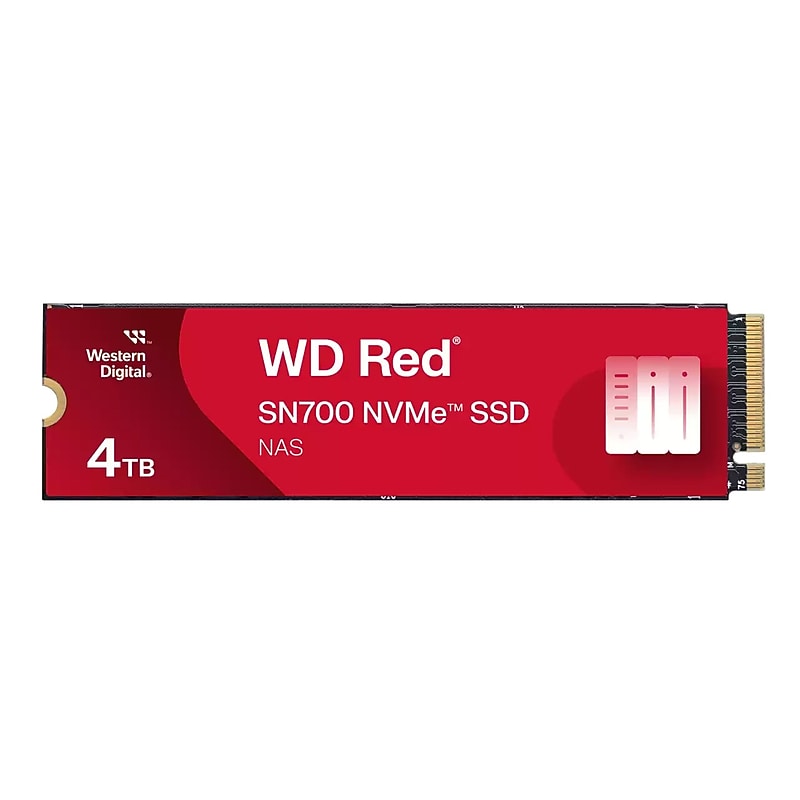 WD Red SN700 4TB M.2 2280 PCIe Gen3 x4 Internal Solid State Drive, NAND Technology (WDS400T1R0C-68BDK0) image 1