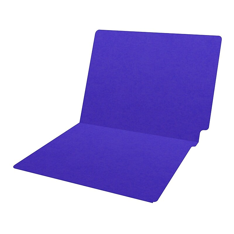 Medical Arts Press Heavy-Duty End Tab File Folder, Straight Cut, Letter-Size, Purple, 40/Box (S-09458-PRP) image 1