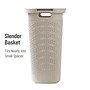 Mind Reader 15.85-Gallon Laundry Hamper with Lid, Plastic, Ivory, 2/Set (60HAMP2PK-IVO)~#|#~B9925C5C-AC59-442A-A5C1BBC1BBC09365_sc7