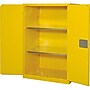 Global Industrial Flammable Cabinet, Manual Close Double Door, 90 Gallon, 43"W x 34"D x 65"H~#|#~B9929DAB-0406-44C5-8EBB10D1B02BBB86_sc7