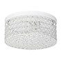Lalia Home Glam 2 Light 12 Inch Round LED Flush Mount, White (LHM-2003-WH)~#|#~B993B2EE-5400-4CC9-BC820F4C08893DD7_sc7