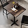 Flash Furniture Bennett Wooden Commercial Indoor Table, 30" x 24", Dark Brown Top/Black Base (GSF2430DBT2222B)~#|#~B993B527-9521-4CFB-B35764F4AB94CB04_sc7