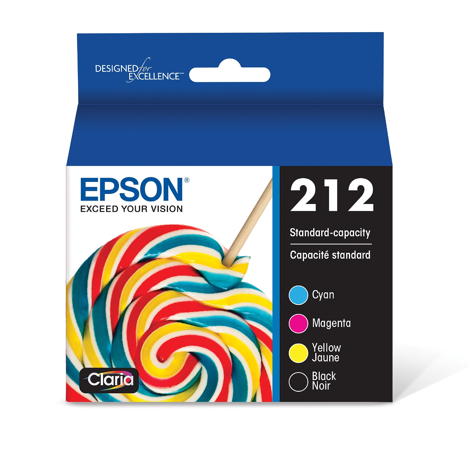 Epson T212 Black/Cyan/Magenta/Yellow Standard Yield Ink Cartridge, 4/Pack (T212120-BCS) Sansujyuku sansujyuku.com