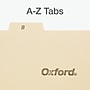 Oxford A-Z Index Card Guide Sets, 5" x 8", Manila, 25/PK (B8525)~#|#~B99A7A87-9CC6-4467-AD1B8A83B4876A2B_sc7