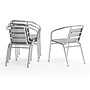 Flash Furniture Restaurant Patio Chair, Aluminum, 4 Pack (4TLH1)~#|#~B99AE375-B500-4A1F-8A50904B03F354DA_sc7