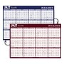 2027 AT-A-GLANCE 48" x 32" Yearly Dry Erase Wall Calendar, Reversible, Red/Blue (A152-27)~#|#~B99CE748-A03A-4260-BE284934528E1605_sc7
