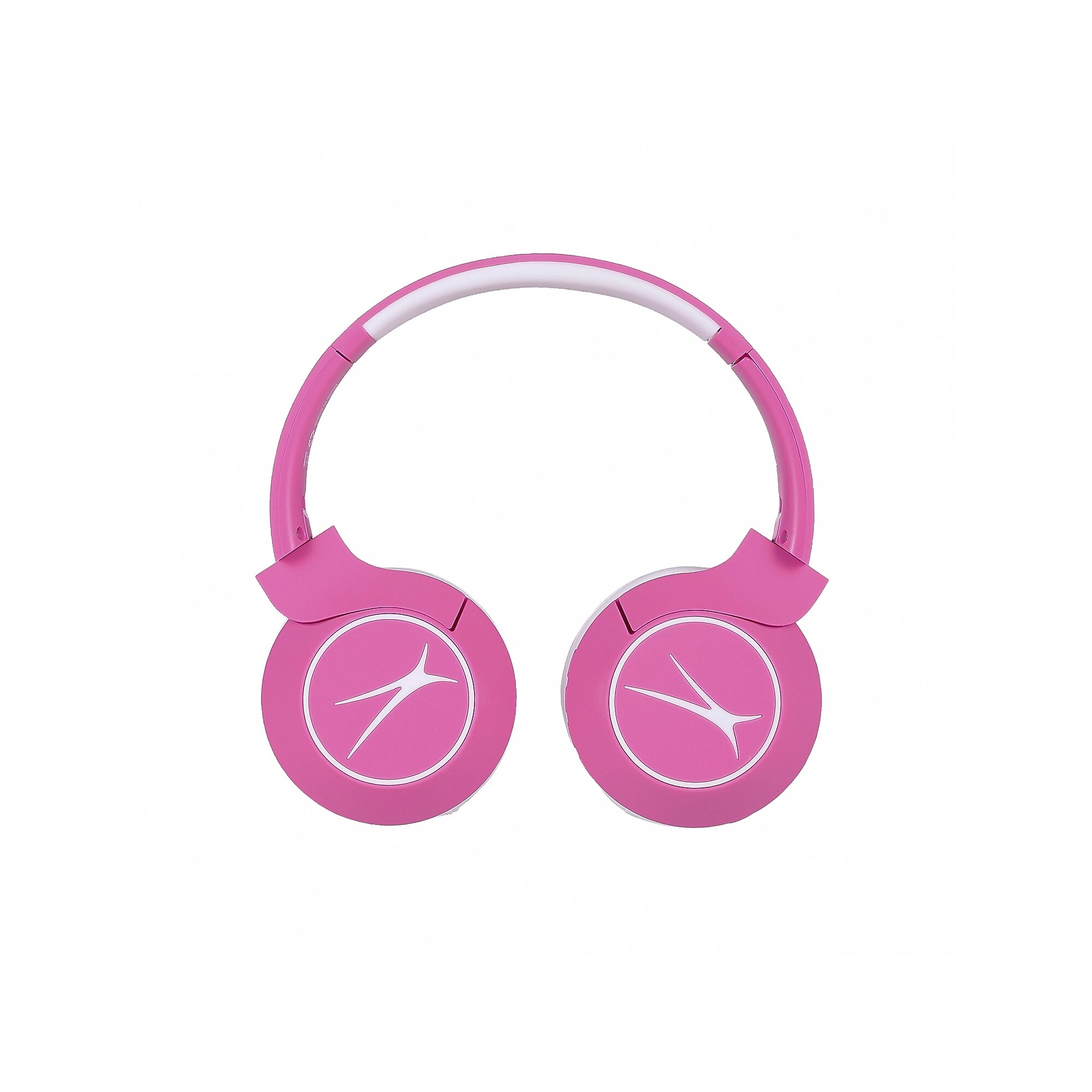Altec Lansing Kid Safe Pro ANC Wireless Headphone with Tracker, Bluetooth, Pink/White (MZX4515T-PNKWO) Sansujyuku sansujyuku.com