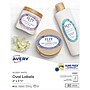 Avery Print-to-the-Edge Laser/Inkjet Oval Labels, 2" x 3 1/3", Glossy White, 80 Labels/Pack (22820)~#|#~B99FC937-DA54-40E2-A3978A739B66B1AF_sc7