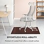 Anji Mountain Standard Bamboo Carpet & Hard Floor Chair Mat, 42" x 48", Dark Cherry (AMB24035)~#|#~B9A8EA83-BD04-4E7E-8F7A3911DBB7DB71_sc7
