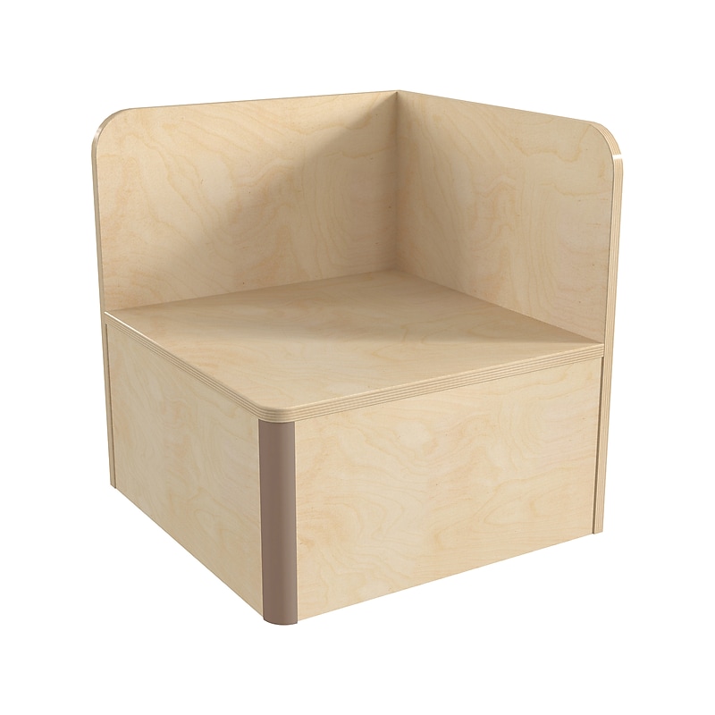 Flash Furniture Bright Beginnings Hercules Square Corner Table, 16.5" x 16.5", Beech (MK-KE24336-GG) image 1