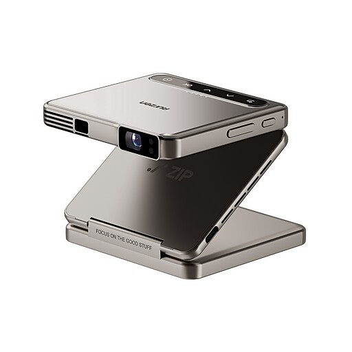 Aurzen ZIP Tri-Fold Portable Projector, Titanium Gold (ZIP-TG