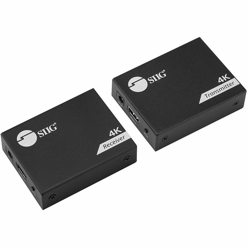SIIG KVM Extender HDMI USB Cat6 4K 230 ft (CE-H28411-S1) image 1