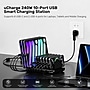 CODi 10 Port USB-C Charging Station, 300W, Black (CS-10Port-C)~#|#~B9B96362-0E5C-4B8A-BA45F5654647DF7D_sc7