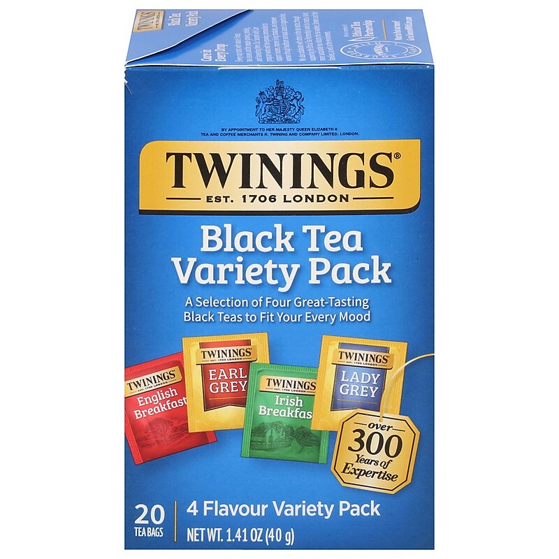 Twinings Assorted Black Tea Bags, 20/Box (F05320) image 1