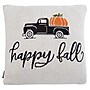 Safavieh Fall Truck Pillow, 18" X 18" (HOL3208A-1818)~#|#~B9BCD108-FC05-4BFF-8059D29C1B7897F9_sc7
