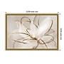 Amanti Art Transparent Beauty III (Floral) by Eva Watts Framed Canvas Wall Art Print, 23" x 16" (A42675040764)~#|#~B9BE07AB-3E52-467F-B5584495E406B150_sc7