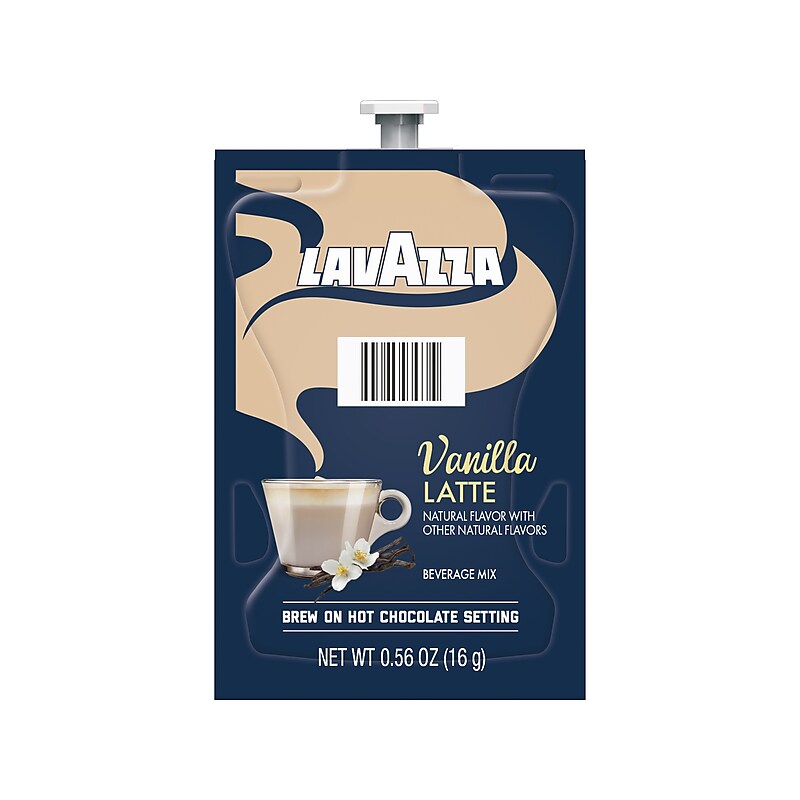 Lavazza Vanilla Latte Coffee Flavia Freshpacks, 72/Carton (48689) image 1