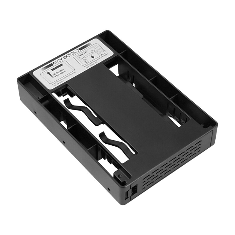 Icy Dock EZConvert Lite 2.5" Hard Drive Enclosure, SSD, Black (MB882SP-1S-3B DUAL) image 1
