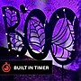 Haunted Hill Farm 2.3-Ft. LED Metal “Boo” Stake Decoration, Indoor & Covered Outdoor, Solar Powered, Black (HHMT027BOOWEB-BLK)~#|#~B9C6C1A1-EF8B-4516-8A8AE75FB9EEDDE9_sc7