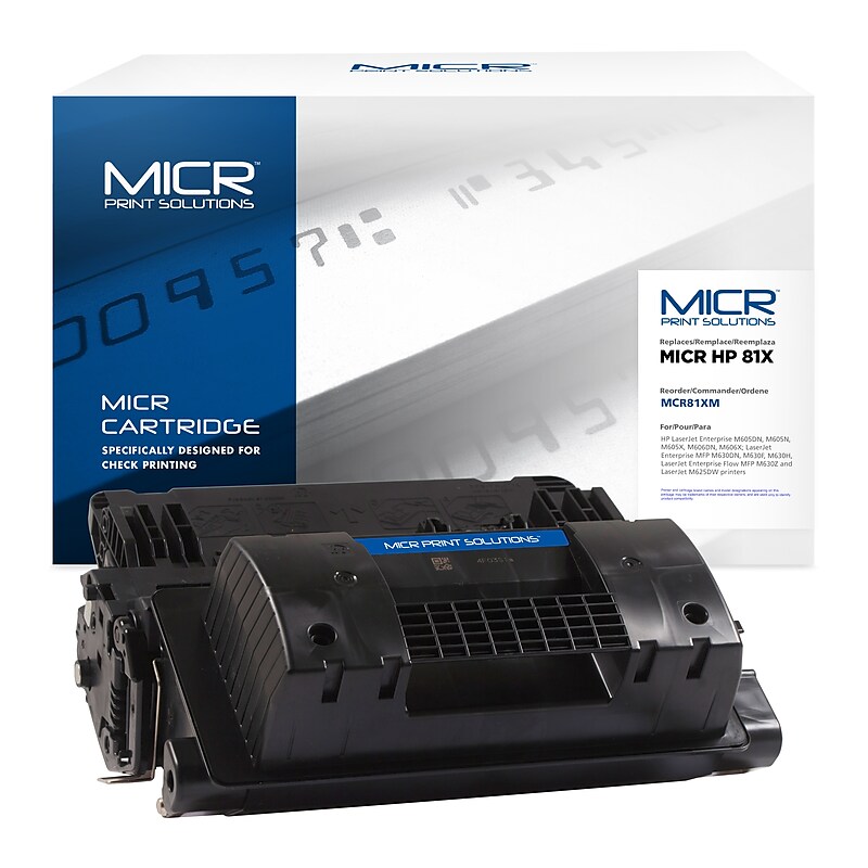 MICR 81X Black High Yield MICR Toner Cartridge image 1