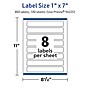 Avery TrueBlock Laser/Inkjet Rectangle Multipurpose Labels, 1" x 7", White, 800/Box (94225)~#|#~B9CDD018-56CF-410F-A57311ACAE5F19CF_sc7