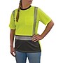 Ergodyne GloWear 8276BK High Visibility Short Sleeve Women’s T-Shirt, ANSI Class R2, Lime/Black, Medium (22313)~#|#~B9CE797C-243B-4984-B3D615312C8FF251_sc7