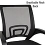Mind Reader Ergonomic Mesh Swivel Computer and Desk Chair, Black (OFFCHAIR17-BLK)~#|#~B9CEB673-43AA-481D-AC6D0FD9F0F9FCAC_sc7