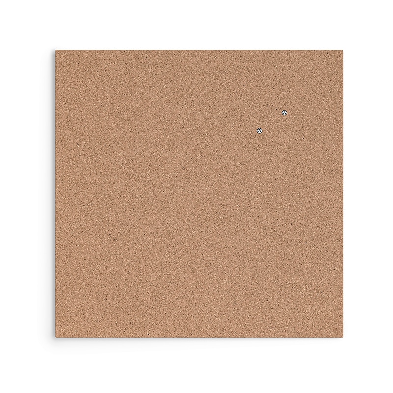 U Brands Cork Bulletin Board, Frameless, 2' x 2' (2874U00-01) image 1