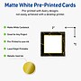 Avery Black with Gold Pattern Matte Blank Card, White, 120/Pack (S00-ETP)~#|#~B9D944CF-BE28-478E-90B7FA4F4983D248_sc7