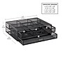 Mind Reader Two-Tier Monitor Stand Laptop Riser, Up to 30 lbs., Black (2TDMESHY-BLK)~#|#~B9DEE9C5-E969-4F36-9E569270E7189014_sc7