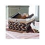 Household Essentials Double Chevron Cattail/Paper Storage Basket, Light Beige/Black (ML-6741)~#|#~B9E067BC-24FF-4E6E-935F32D3EE7262B6_sc7