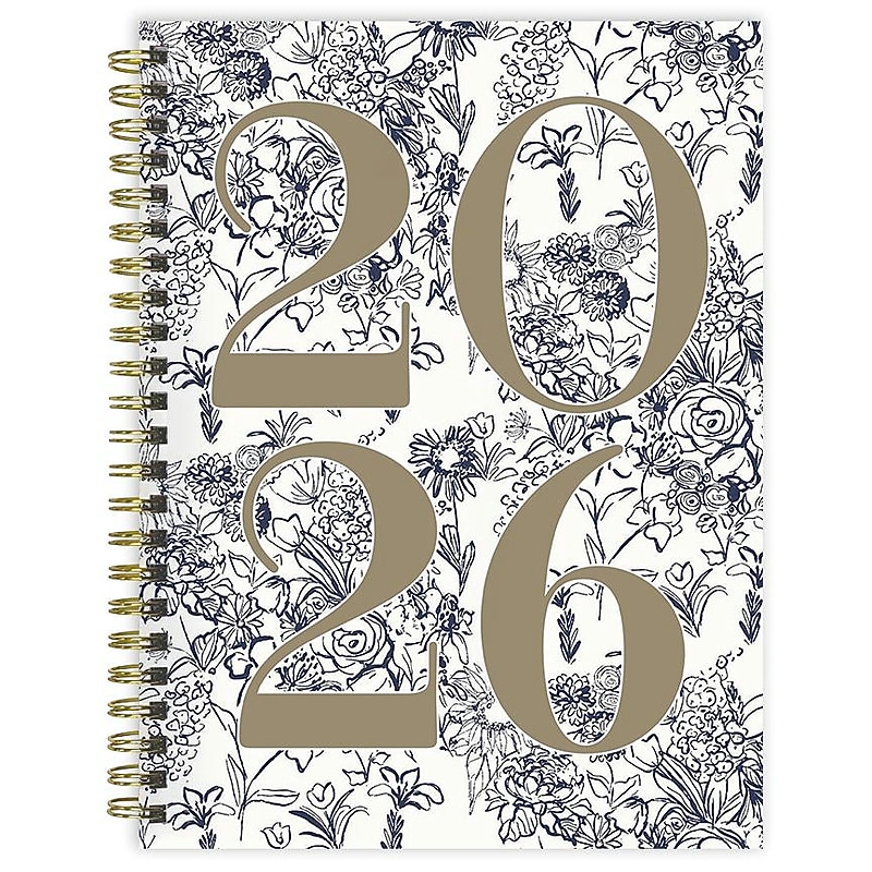 2026 TF Publishing La Campagne 6.5" x 8" Calendar Year Weekly & Monthly Planner, Paperboard Cover, Multicolored (26-9222) image 1