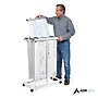 AdirOffice Blueprint Steel Vertical Plan Center Large File Storage Cart, White (614-WHI-KIT1)~#|#~B9E41BF3-1FD2-4980-A898F3F8A7005467_sc7