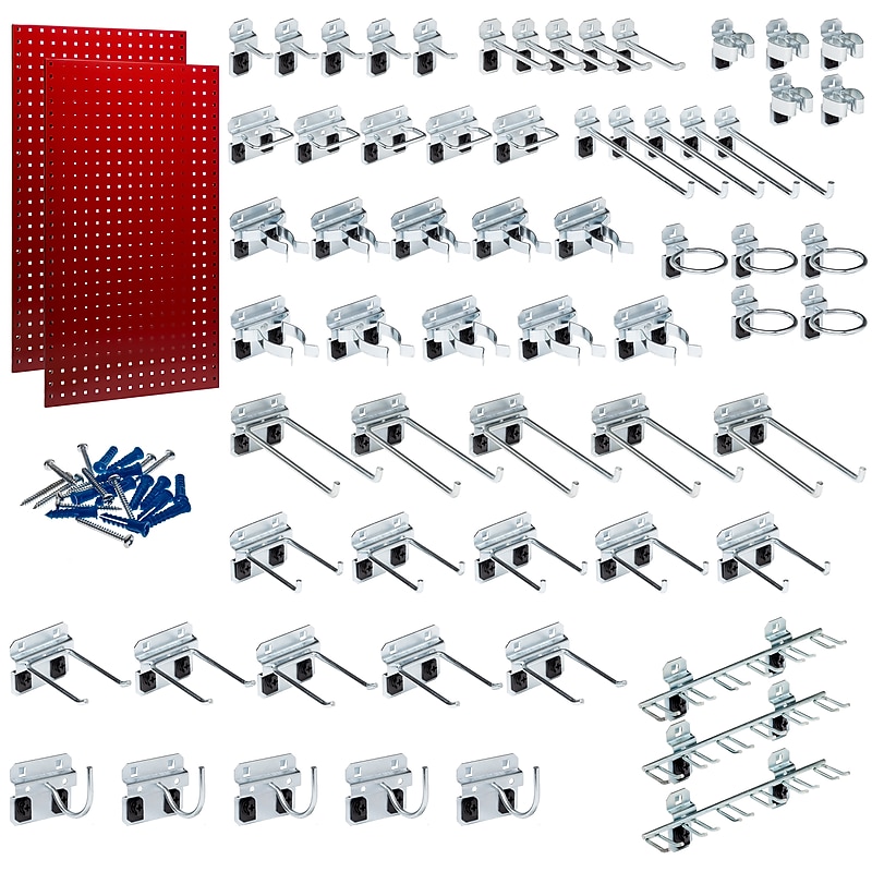Triton Products LocBoard Pegboards with 63 pc. LocHook Assortment (LB2-RKit) image 1
